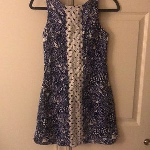 Short navy Lilly dress
